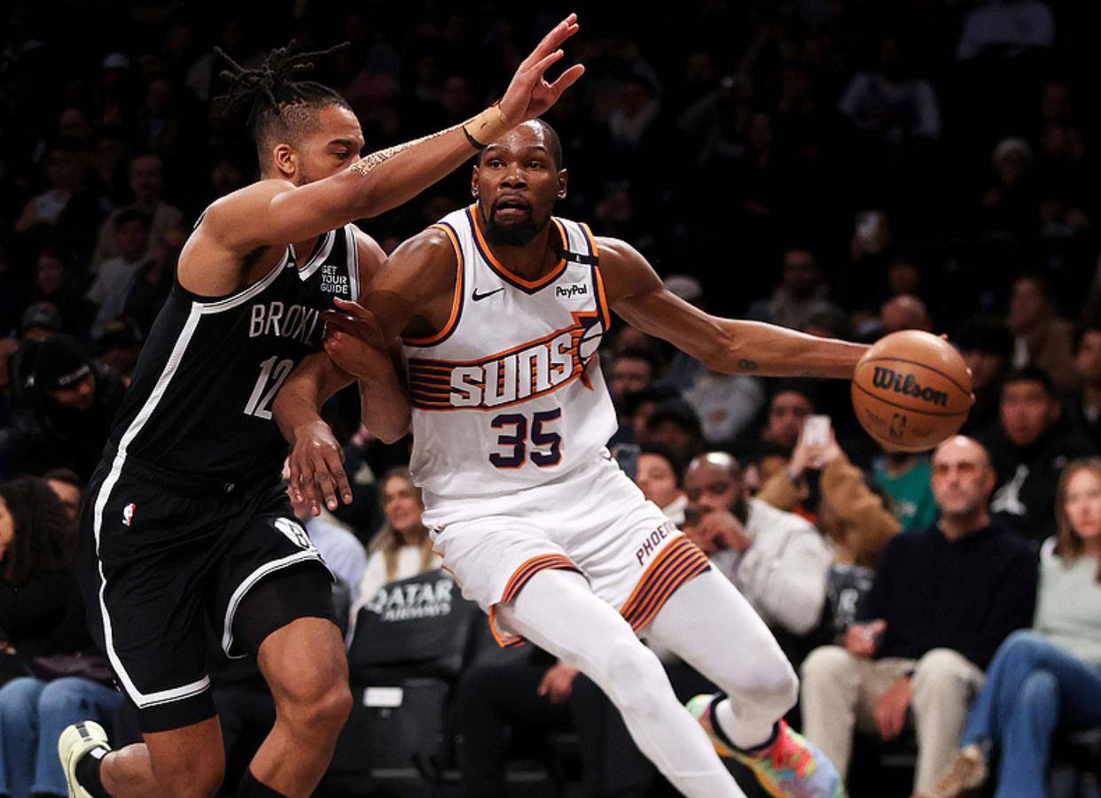 篮网惊险击败公牛,杜兰特领衔砍分 篮网惊险击败公牛,杜兰特领衔砍分